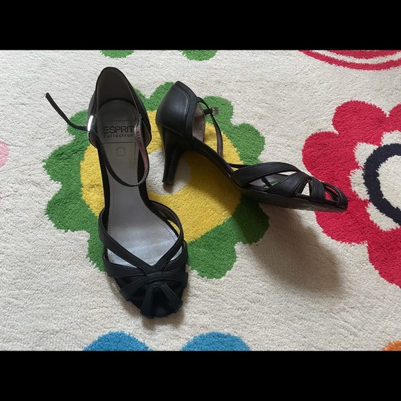 Esprit black heels, size 38 EU - Picture 2 of 6